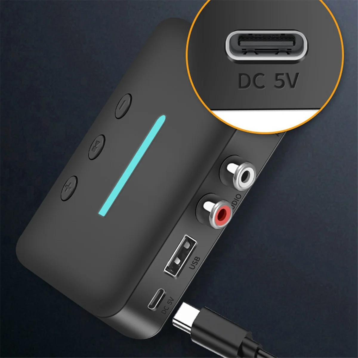 USB Bluetooth 5.3 Audio Receiver Adapter Wireless Stereo Music 3.5mm AUX R/L Support U-Disk Playback for Desktop SpeakerJADD
USB Bluetooth 5.3 Audio Receiver Adapter Wireless Stereo Music 3.5mm AUX R/L Support U-Disk Playback for Desktop SpeakerJADD