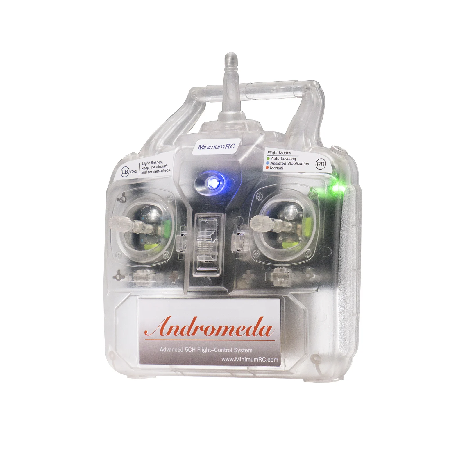 Andromeda 2.4G 5CH Gyro TX с тремя режимами автоматической стабилизации для FPV-дронов F-Wing Delta/V-Tail 300-800 мм
Andromeda 2.4G 5CH Gyro TX с тремя режимами автоматической стабилизации для FPV-дронов F-Wing Delta/V-Tail 300-800 мм