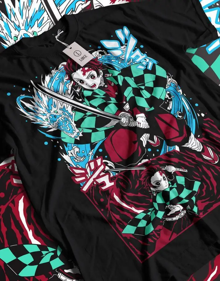 Tanjiro Demon Slayer T-shirt Kimetsu No Yaiba Horror Anime Nezuko Shirt All Size
Tanjiro Demon Slayer T-shirt Kimetsu No Yaiba Horror Anime Nezuko Shirt All Size