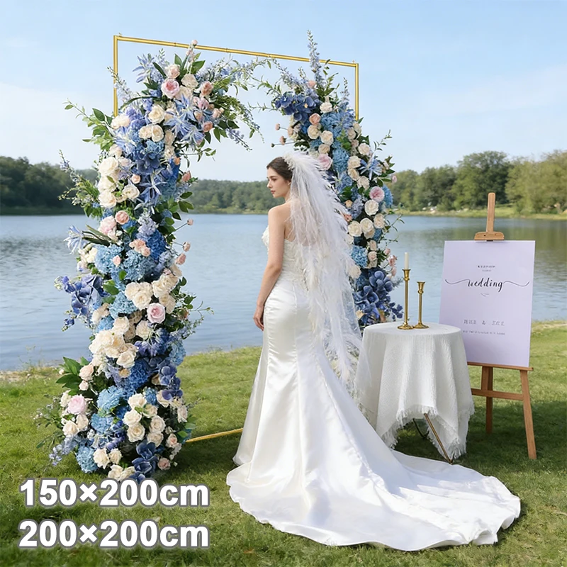 Square Metal Wedding Arch Stand 2M Gold Backdrop Frame for DIY Balloon Flower Arrangements Garden Parties Baby Showers Weddings
Square Metal Wedding Arch Stand 2M Gold Backdrop Frame for DIY Balloon Flower Arrangements Garden Parties Baby Showers Weddings