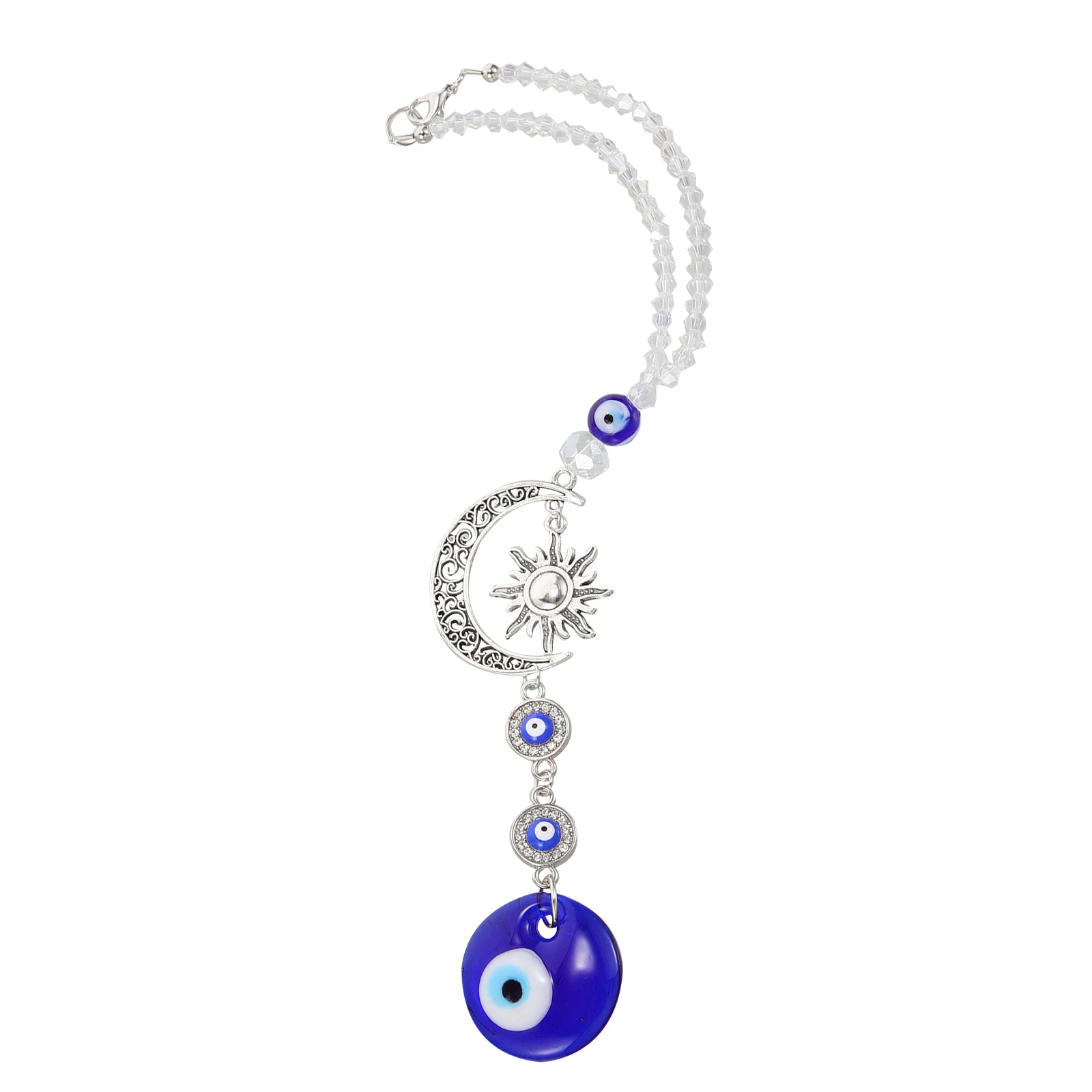 Evil Eye Charm Crystal Retro Rearview Mirror Hanging Ornament Vehicle Car Hanging Ornament Accessories Car Decor
Evil Eye Charm Crystal Retro Rearview Mirror Hanging Ornament Vehicle Car Hanging Ornament Accessories Car Decor