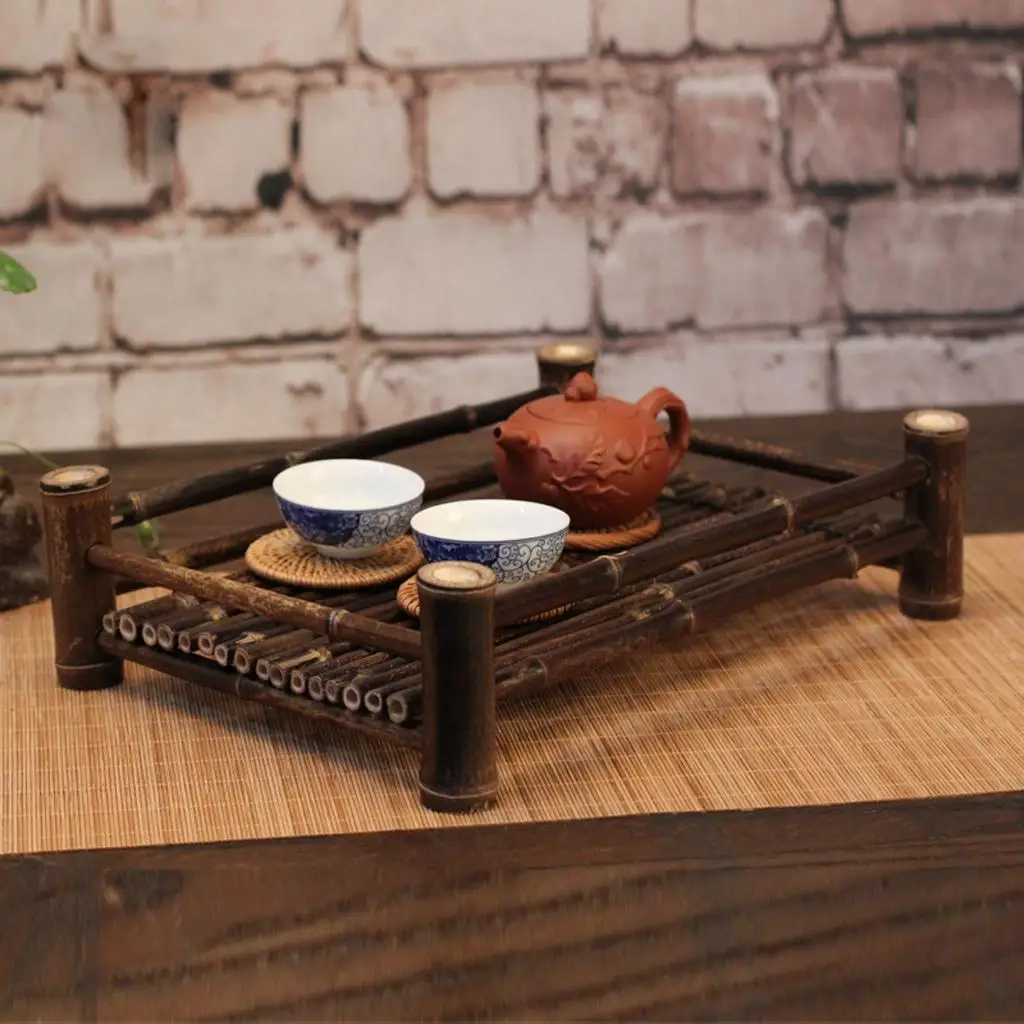 Wooden Bamboo Tea Tray Polished Serving Plate Decorative Tray for Kitchen Table Decoration
Wooden Bamboo Tea Tray Polished Serving Plate Decorative Tray for Kitchen Table Decoration