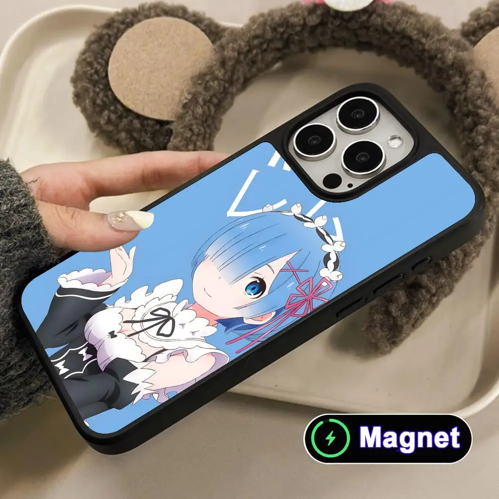 ReZero Rem Waifu Matte Surface Magsafe Mobile Phone Case for iPhone 17 16 15 14 13 12 11 Air Pro Max Plus Colorful Cover
ReZero Rem Waifu Matte Surface Magsafe Mobile Phone Case for iPhone 17 16 15 14 13 12 11 Air Pro Max Plus Colorful Cover