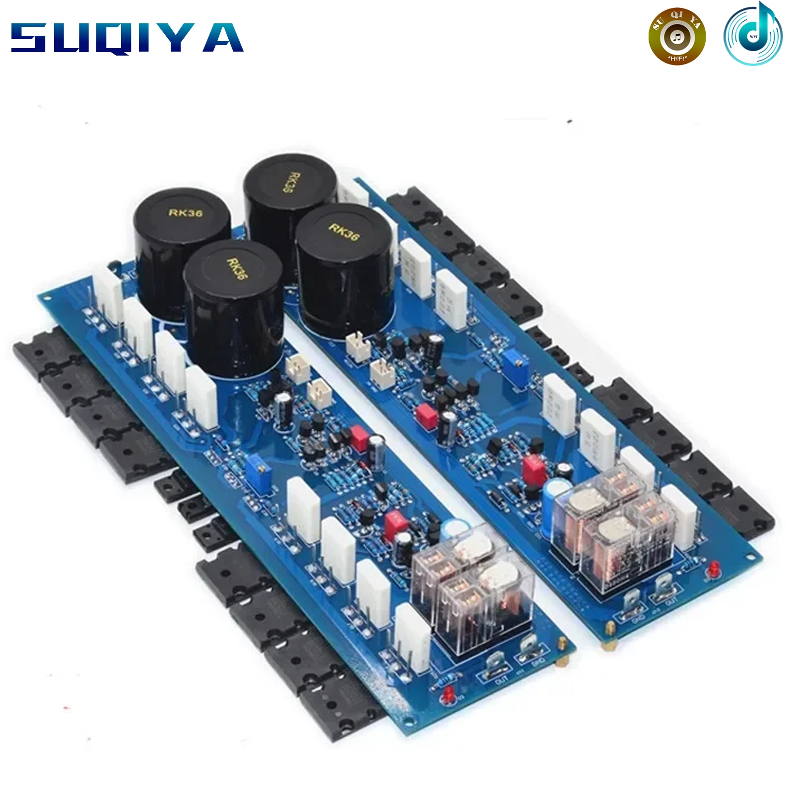TTC5200 TTA1943 HIFi 500W+500W High Power Class AB Home Audio Amplifier Board
TTC5200 TTA1943 HIFi 500W+500W High Power Class AB Home Audio Amplifier Board