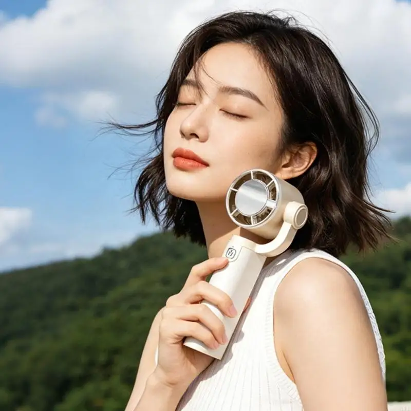 USB Rechargeable Portable Fan Quiet Handheld Fan 5 Speed Cooling Fan 180 Degree
USB Rechargeable Portable Fan Quiet Handheld Fan 5 Speed Cooling Fan 180 Degree