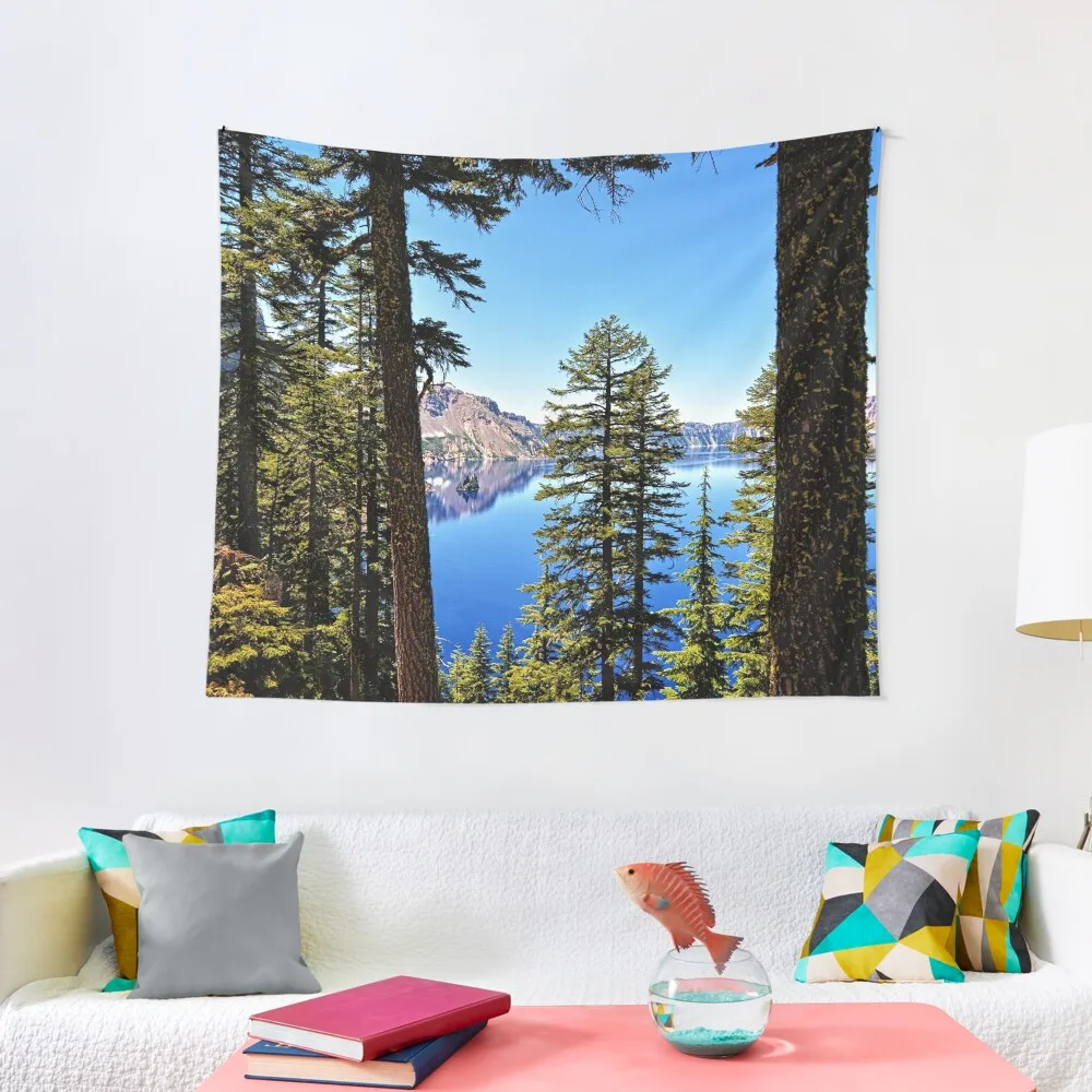 Forest Crater Lake Oregon PNW Travel Blue Lake Cascadia Trees - Digital Wall Art Tapestries Tapestry
Forest Crater Lake Oregon PNW Travel Blue Lake Cascadia Trees - Digital Wall Art Tapestries Tapestry