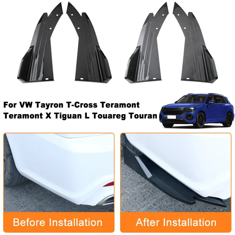 Car Rear Bumper Spoiler Lip Diffuser Side Skirt Splitter Wrap Angle Anti-Crash For VW Tayron T-Cross Teramont X Tiguan L Touareg
Car Rear Bumper Spoiler Lip Diffuser Side Skirt Splitter Wrap Angle Anti-Crash For VW Tayron T-Cross Teramont X Tiguan L Touareg