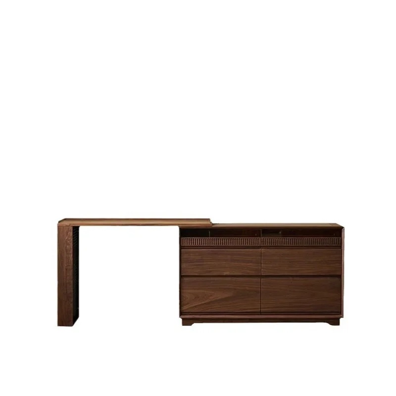black walnut all-solid wood dresser chest integrated desk cherry wood multi-functional small apartment makeup table
black walnut all-solid wood dresser chest integrated desk cherry wood multi-functional small apartment makeup table