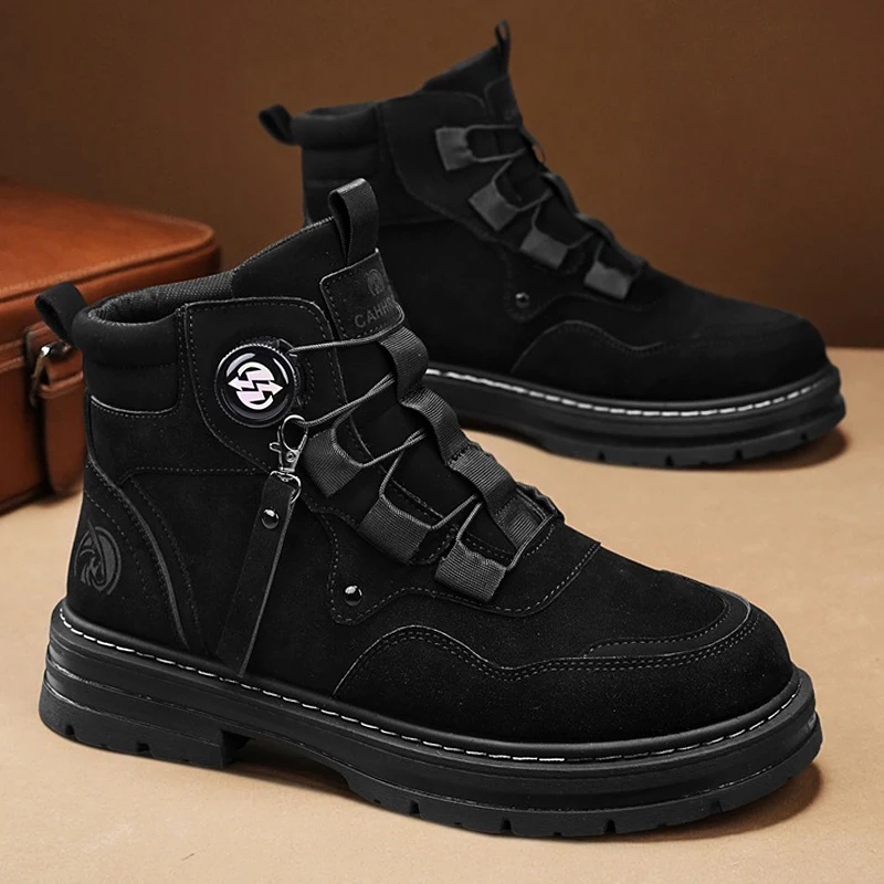 Мужские непромокаемые кожаные ботинки, осенние ботильоны со средним верхом, уличная походная обувь, повседневные кроссовки, модная спортивная обувь
Мужские непромокаемые кожаные ботинки, осенние ботильоны со средним верхом, уличная походная обувь, повседневные кроссовки, модная спортивная обувь