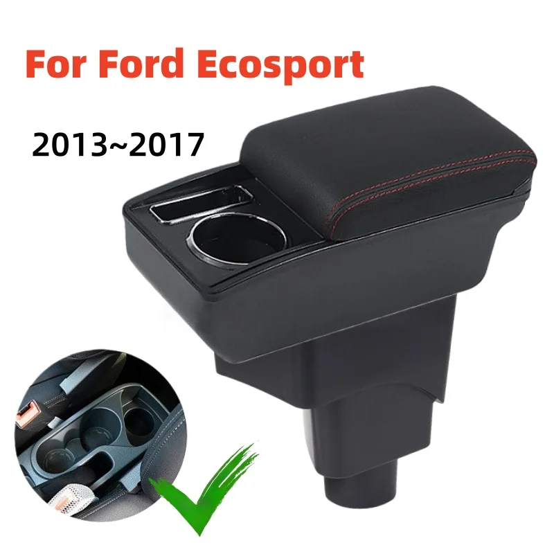 Для Ford Ecosport 2013 2014 2015 2016 2017, новая модель автомобиля, подлокотник, подлокотник, ящик для хранения центральной консоли со светодиодом USB
Для Ford Ecosport 2013 2014 2015 2016 2017, новая модель автомобиля, подлокотник, подлокотник, ящик для хранения центральной консоли со светодиодом USB