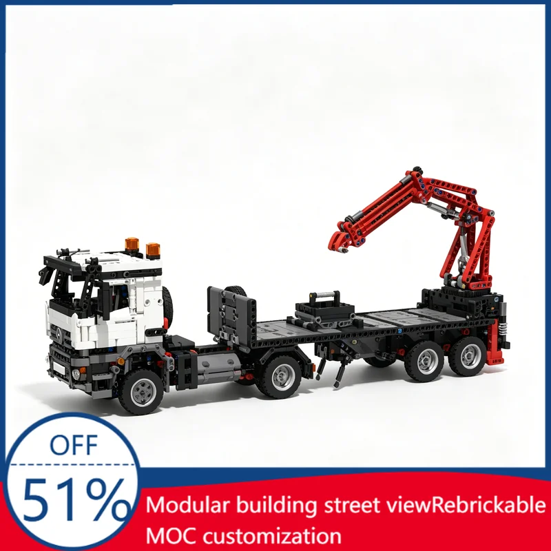 2080pcs Urban Engineering Articulated Construction Truck Technic Model Custom Building Blocks Creative Educational Assembly Toy
2080pcs Urban Engineering Articulated Construction Truck Technic Model Custom Building Blocks Creative Educational Assembly Toy