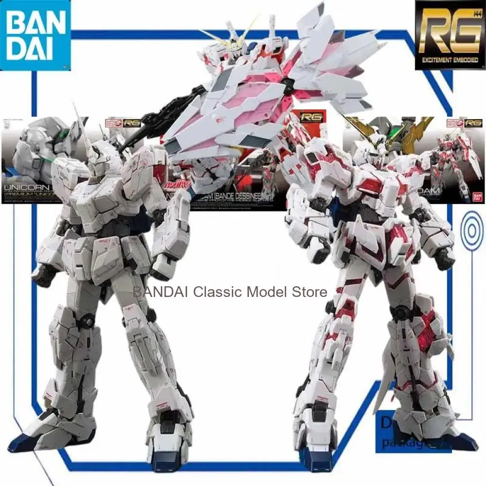 Bandai Genuine RG 1/144 Unicorn Gundam RX-0 Plastic Model Kit Buildable Collectible Figure for Gundam Fans Ship with foam box
Bandai Genuine RG 1/144 Unicorn Gundam RX-0 Plastic Model Kit Buildable Collectible Figure for Gundam Fans Ship with foam box