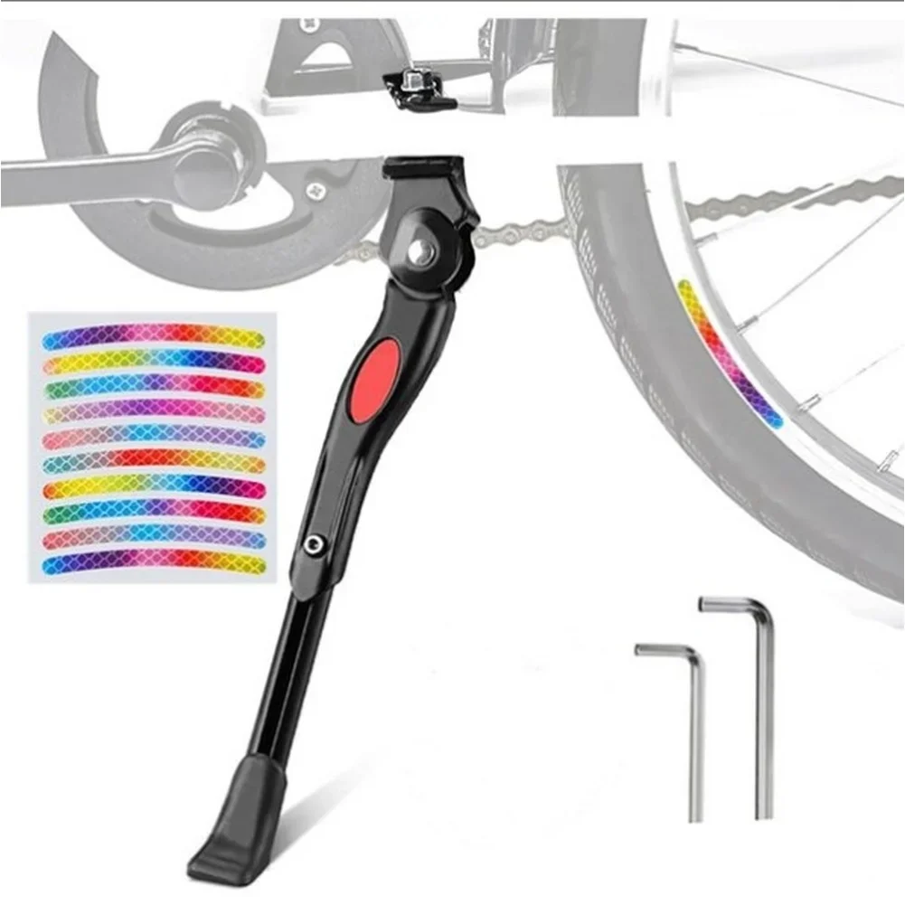 1pc Aluminum Alloy Adjustable Bike Center Stand With Non Slip Rubber Foot For MTB Road Mountain Bike Side Footrest Rack Support
1pc Aluminum Alloy Adjustable Bike Center Stand With Non Slip Rubber Foot For MTB Road Mountain Bike Side Footrest Rack Support
