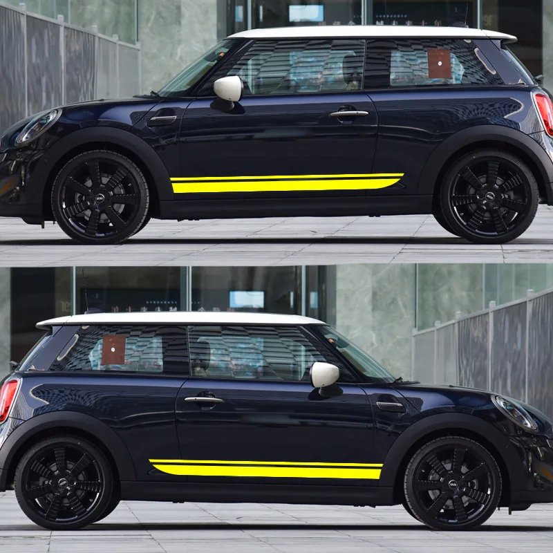 2PCS For Fiat 500 Car Door Side Skirt Long Stripes E Styling Graphical Stickers Tuning Auto Car Accessories Vinyl Film Decals
2PCS For Fiat 500 Car Door Side Skirt Long Stripes E Styling Graphical Stickers Tuning Auto Car Accessories Vinyl Film Decals