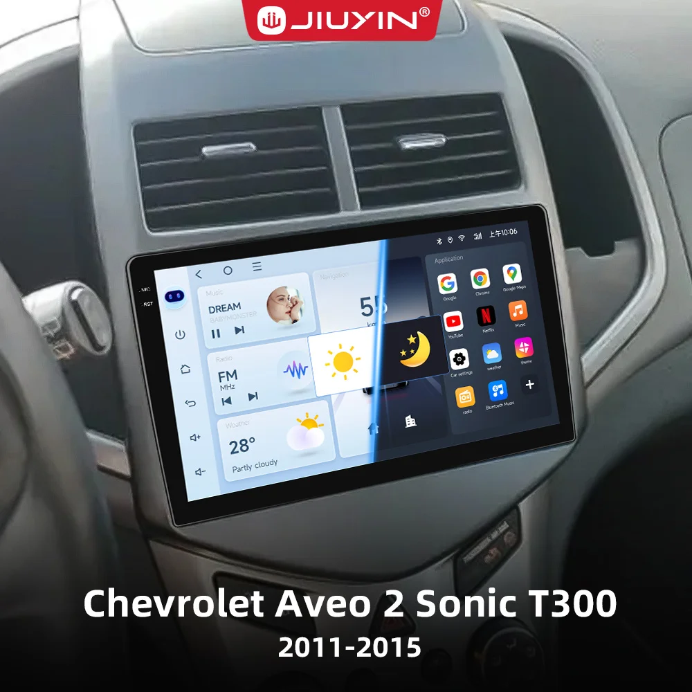 JIUYIN Car Radio For Chevrolet Aveo 2 Sonic T300 2011 - 2015 wireless CarPlay Android Auto No 2 din 2din DVD
JIUYIN Car Radio For Chevrolet Aveo 2 Sonic T300 2011 - 2015 wireless CarPlay Android Auto No 2 din 2din DVD