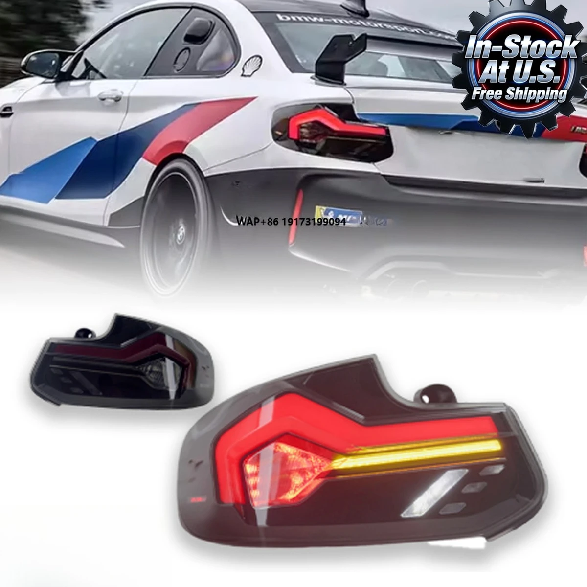 Full LED Tail Lights for 2014-2021 2-Series F22 230i/M235i/M240i/M2 Assembly
Full LED Tail Lights for 2014-2021 2-Series F22 230i/M235i/M240i/M2 Assembly