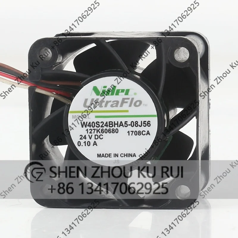 New Nidec W40S24BHA5-08J56 5V 12V 48V DC 24V 0.10A AC EC 4028 40X40X28MM 4CM Double ball bearing inverter four-wire cooling fan
New Nidec W40S24BHA5-08J56 5V 12V 48V DC 24V 0.10A AC EC 4028 40X40X28MM 4CM Double ball bearing inverter four-wire cooling fan