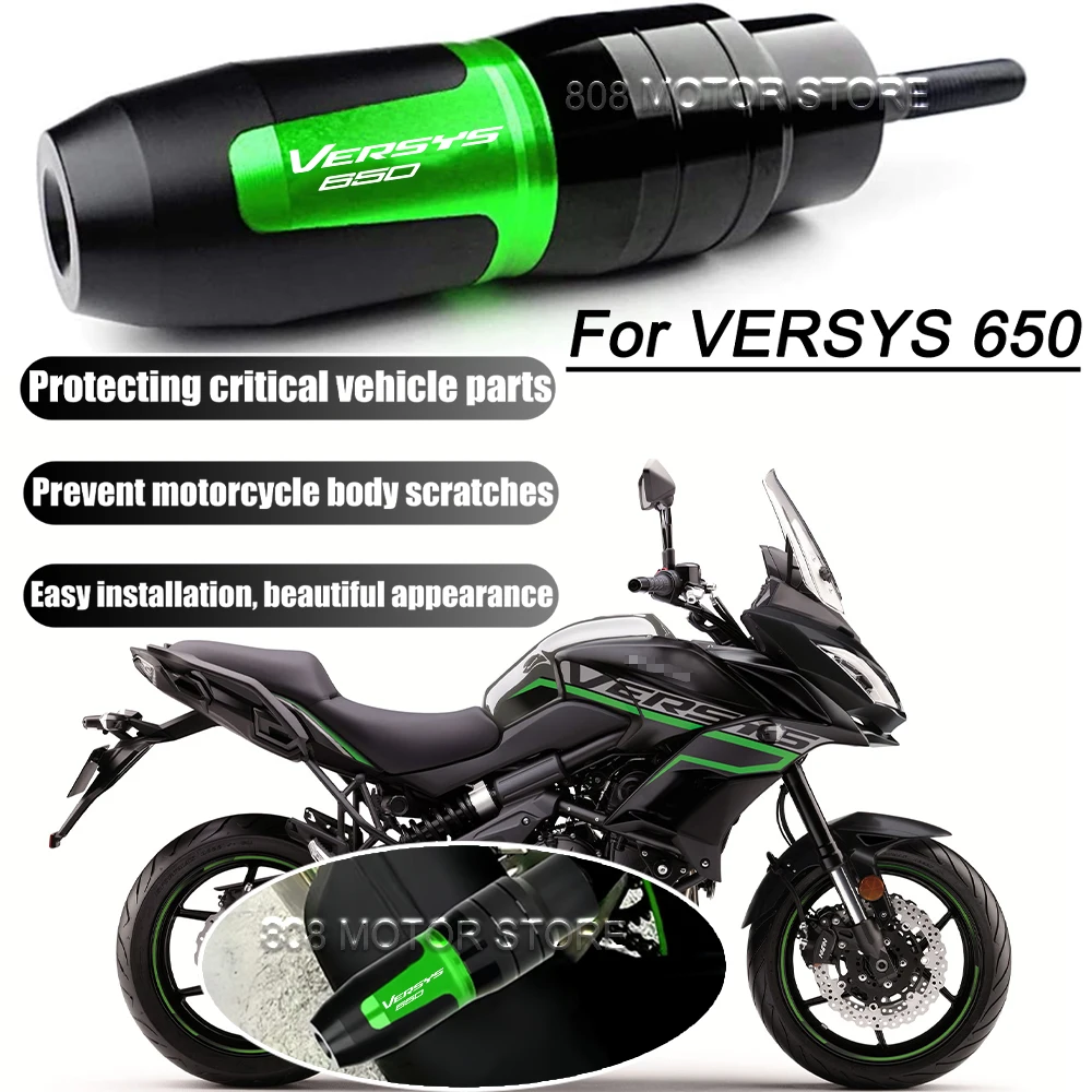 For Versys 650 versys 650 Motorcycle CNC Accessoires Falling protection Exhaust Slider Crash
For Versys 650 versys 650 Motorcycle CNC Accessoires Falling protection Exhaust Slider Crash