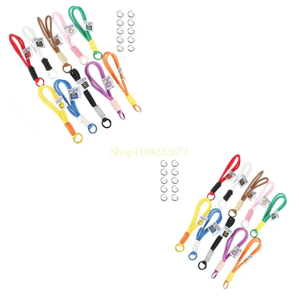 Бестселлер, 10 шт., красочные ремешки на запястье, брелок, креативный плетеный ремешок для ключей для женщин, подвеска для с
Бестселлер, 10 шт., красочные ремешки на запястье, брелок, креативный плетеный ремешок для ключей для женщин, подвеска для с