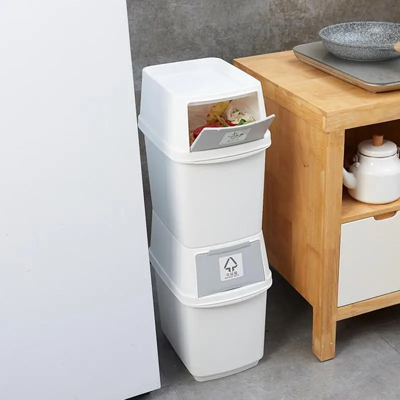 2pcs Smart Sensor Trash Can Large Capacity Trash Can Tube With Handle Trash Garbage Stackable Handle for Restaurant Home Hostel
2pcs Smart Sensor Trash Can Large Capacity Trash Can Tube With Handle Trash Garbage Stackable Handle for Restaurant Home Hostel