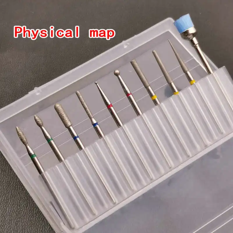 10 pcs/set Nail Drill Bits Set Nail Art Dead Skin Cleaning Polishing Head Dental Grinding Head cuticle drill bit Tools
10 pcs/set Nail Drill Bits Set Nail Art Dead Skin Cleaning Polishing Head Dental Grinding Head cuticle drill bit Tools