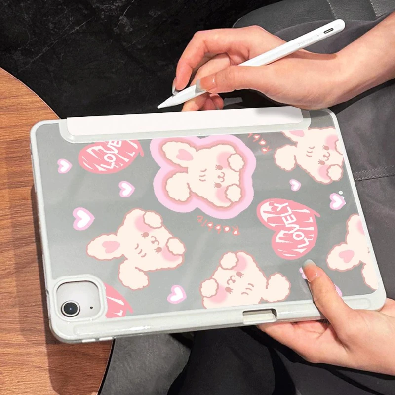 Protective Case for IPad Air 5 Air 4 10.9 10.2 9th 8th 7th IPad 10th Generation Ipad 2017 2018 9.7inch Cute Bunny Cover Pink
Protective Case for IPad Air 5 Air 4 10.9 10.2 9th 8th 7th IPad 10th Generation Ipad 2017 2018 9.7inch Cute Bunny Cover Pink