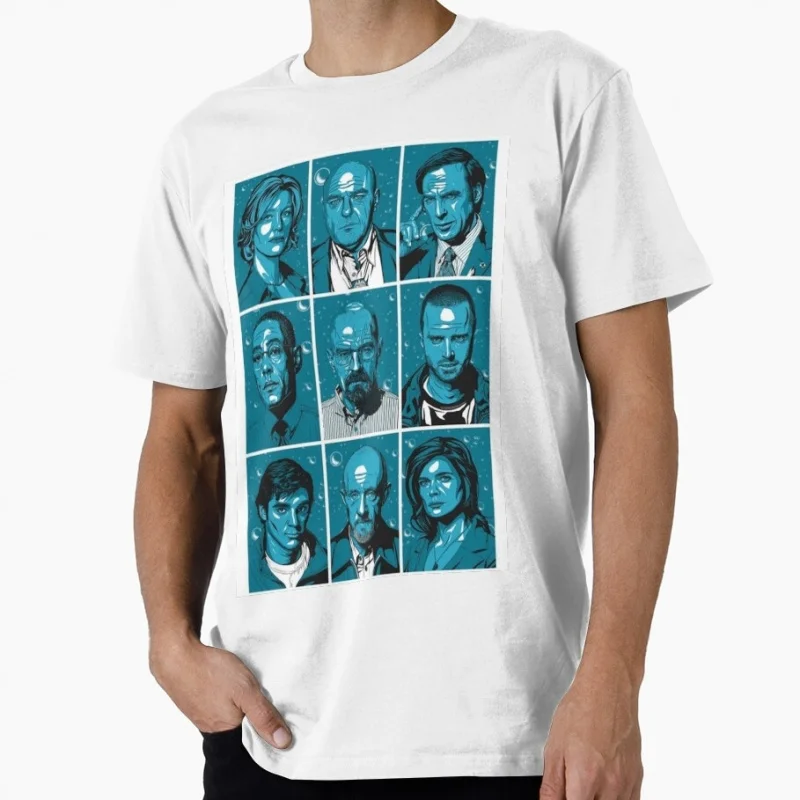 Breaking Bad character collage Vintage Crime Movie Gift t shirt Men's O-Neck Short Sleeve Graphic clothes All size tee S-6XL
Breaking Bad character collage Vintage Crime Movie Gift t shirt Men's O-Neck Short Sleeve Graphic clothes All size tee S-6XL