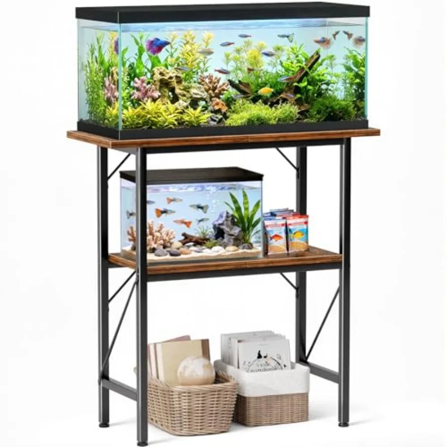 20-29-30 Gallon Fish Tank Stand with Storage Shelves 2-Tier Aquarium Stand with Metal Frame Heavy Duty Reptile Turtle Tank Stan
20-29-30 Gallon Fish Tank Stand with Storage Shelves 2-Tier Aquarium Stand with Metal Frame Heavy Duty Reptile Turtle Tank Stan