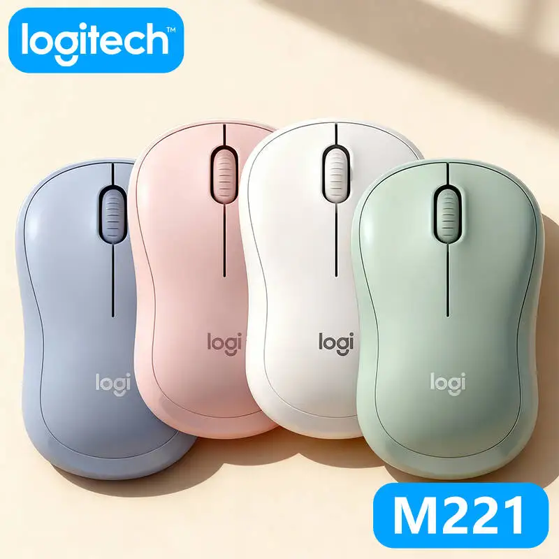 Logitech M221 Wireless Mouse, Quiet Click, 2.4GHz Stable Signal, 18-Month Battery, Portable Size, Mac/PC Compatible
Logitech M221 Wireless Mouse, Quiet Click, 2.4GHz Stable Signal, 18-Month Battery, Portable Size, Mac/PC Compatible