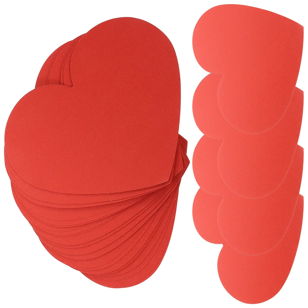 100 Pcs Love Card Paper Cards Heart Shaped Cardstock Valentine Papers Flowers Decorations Red
100 Pcs Love Card Paper Cards Heart Shaped Cardstock Valentine Papers Flowers Decorations Red
