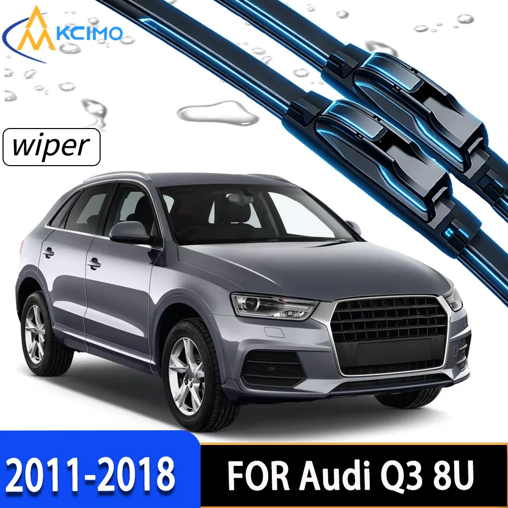 Premium 2PCS Front Windshield Wipers for Audi Q3 8U 2011-2018, Heavy-Duty Natural Rubber, Direct Replacement
Premium 2PCS Front Windshield Wipers for Audi Q3 8U 2011-2018, Heavy-Duty Natural Rubber, Direct Replacement