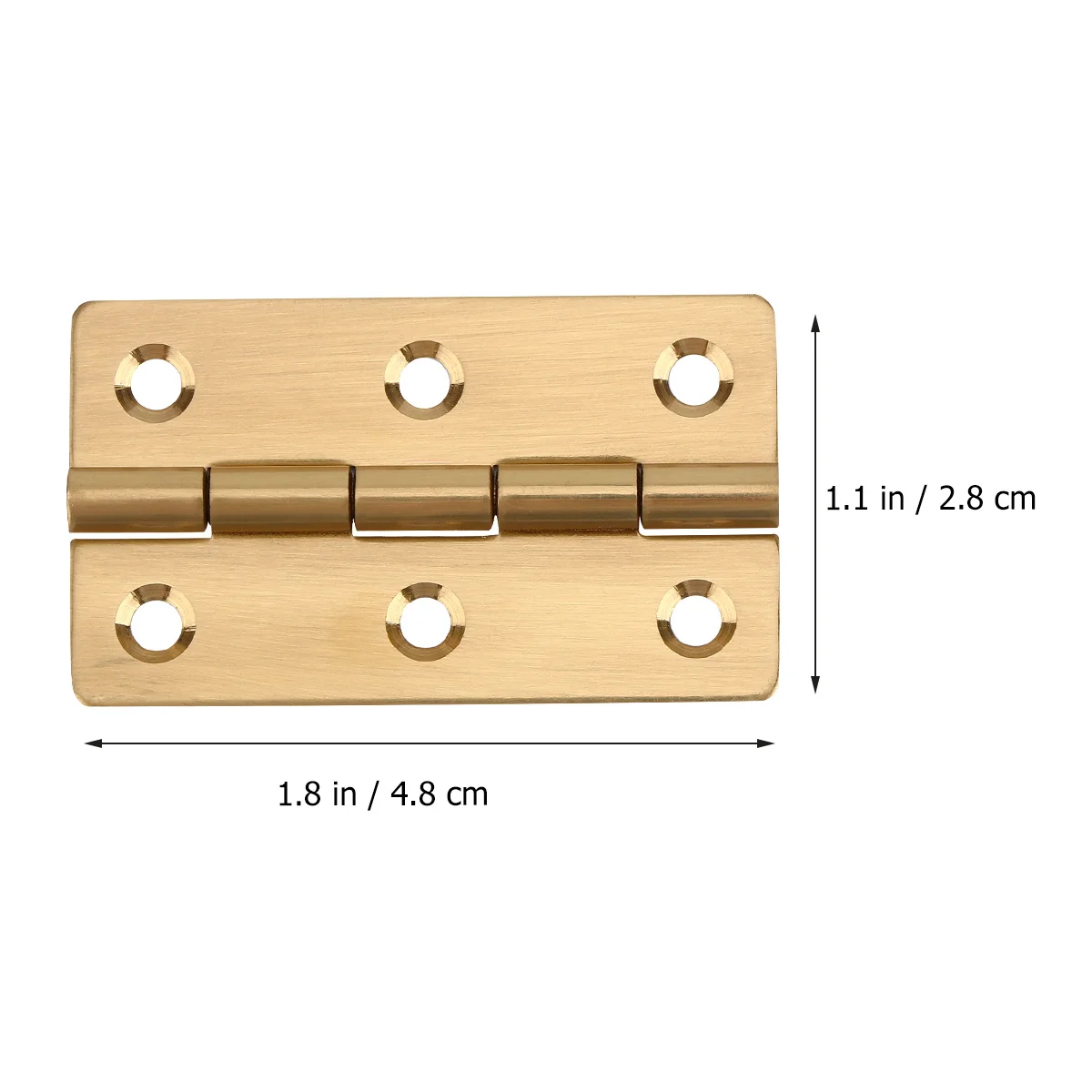 Piano Accessories Copper Hinge Six Holes 45x27mm Durable Metal Hinge Suitable for Bookcase Furniture Accessories
Piano Accessories Copper Hinge Six Holes 45x27mm Durable Metal Hinge Suitable for Bookcase Furniture Accessories