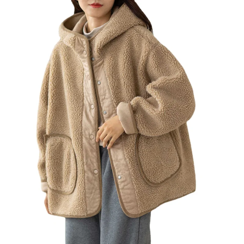 The New Autumn And Winter Fashion Warm Double-Sided Wool Coat Casual Hooded Fleece Cotton Jacket Women's Clothing Trench Jh496
The New Autumn And Winter Fashion Warm Double-Sided Wool Coat Casual Hooded Fleece Cotton Jacket Women's Clothing Trench Jh496