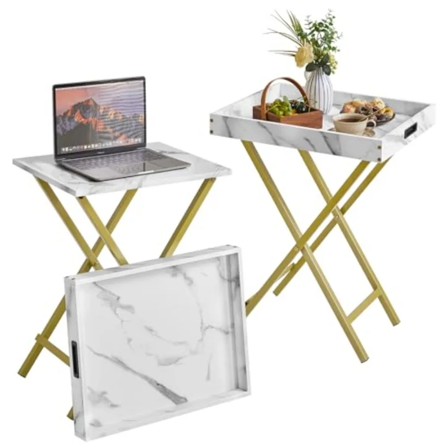Foldable TV Tray Set of 2 TVEnd Table with Removable Food Serving Tray Portable Wooden Snack Table for Livingroom Bedroom Offic
Foldable TV Tray Set of 2 TVEnd Table with Removable Food Serving Tray Portable Wooden Snack Table for Livingroom Bedroom Offic