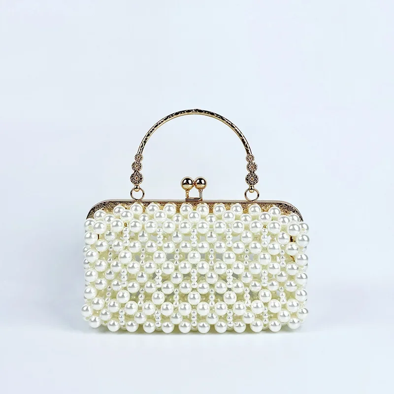 2025 New Fashion High-end Texture Hand Woven Women's Handbag Ins Pearl Bag Luxurious Design Hand-held Dinner Bags for Women
2025 New Fashion High-end Texture Hand Woven Women's Handbag Ins Pearl Bag Luxurious Design Hand-held Dinner Bags for Women