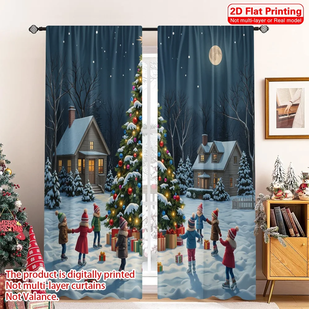 2pcs 2D flat printing Merry Christmas Popular Drapes Winter Village Christmas Snow Polyester Without Electricity Party & Holiday
2pcs 2D flat printing Merry Christmas Popular Drapes Winter Village Christmas Snow Polyester Without Electricity Party & Holiday