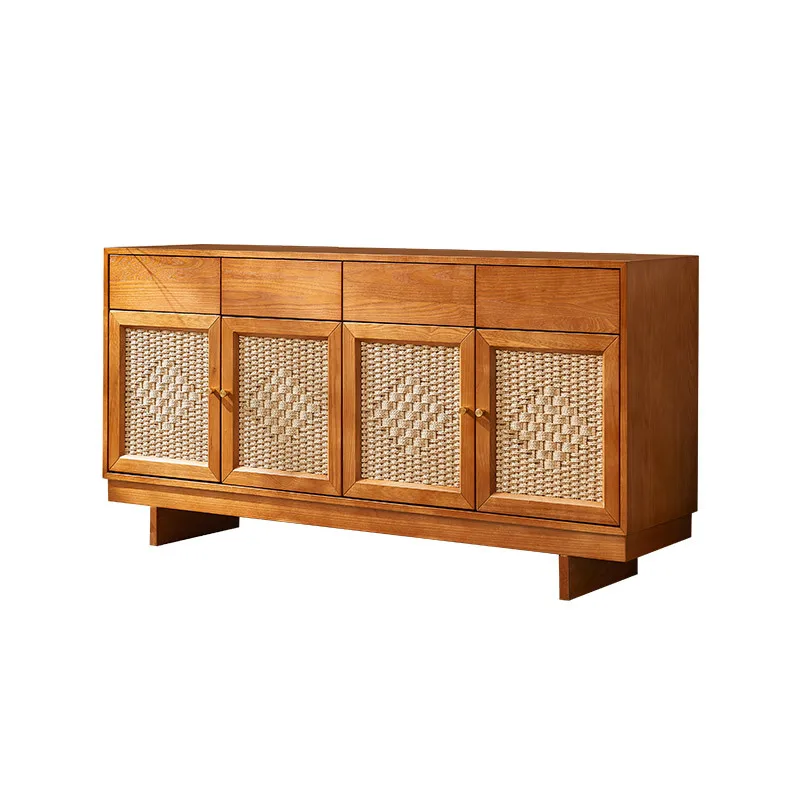 Nordic solid wood dining side cabinet tea cabinet modern simple restaurant meal preparation locker rattan living room entrance
Nordic solid wood dining side cabinet tea cabinet modern simple restaurant meal preparation locker rattan living room entrance