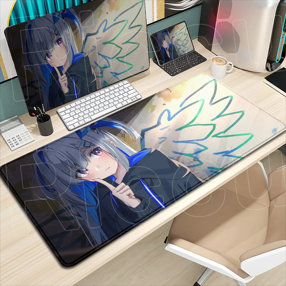 Hololive Amane Kanata Mouse Pad Computer game Keyboard Mats Large XXL desk Rug Non-slip speed Locking Edge HD Office Accessories
Hololive Amane Kanata Mouse Pad Computer game Keyboard Mats Large XXL desk Rug Non-slip speed Locking Edge HD Office Accessories