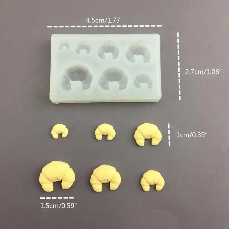 91AF Mini Toast-Bread Soap Silicone Mold Simulation Silicone Mold Miniature Doughnut Cookie Bread Biscuit-Resin Mold
91AF Mini Toast-Bread Soap Silicone Mold Simulation Silicone Mold Miniature Doughnut Cookie Bread Biscuit-Resin Mold