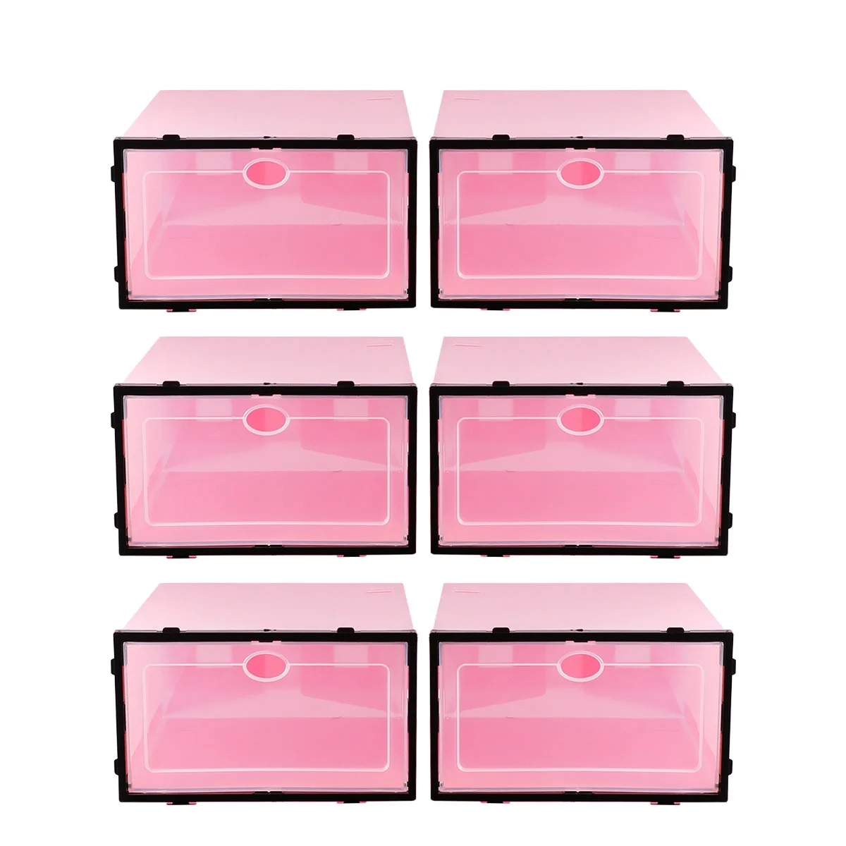 6pcs Thick Stackable Shoes Box DustProof Container Organizers Clear Door Shoes Storage Bin Home
6pcs Thick Stackable Shoes Box DustProof Container Organizers Clear Door Shoes Storage Bin Home