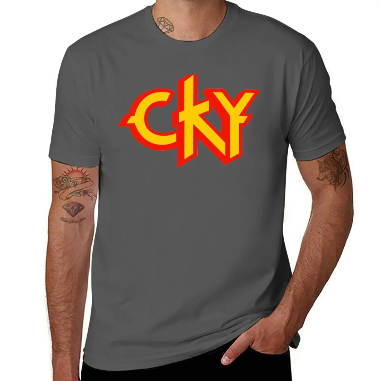 CKY T-Shirt Art Pattern Printed Casual Top
CKY T-Shirt Art Pattern Printed Casual Top