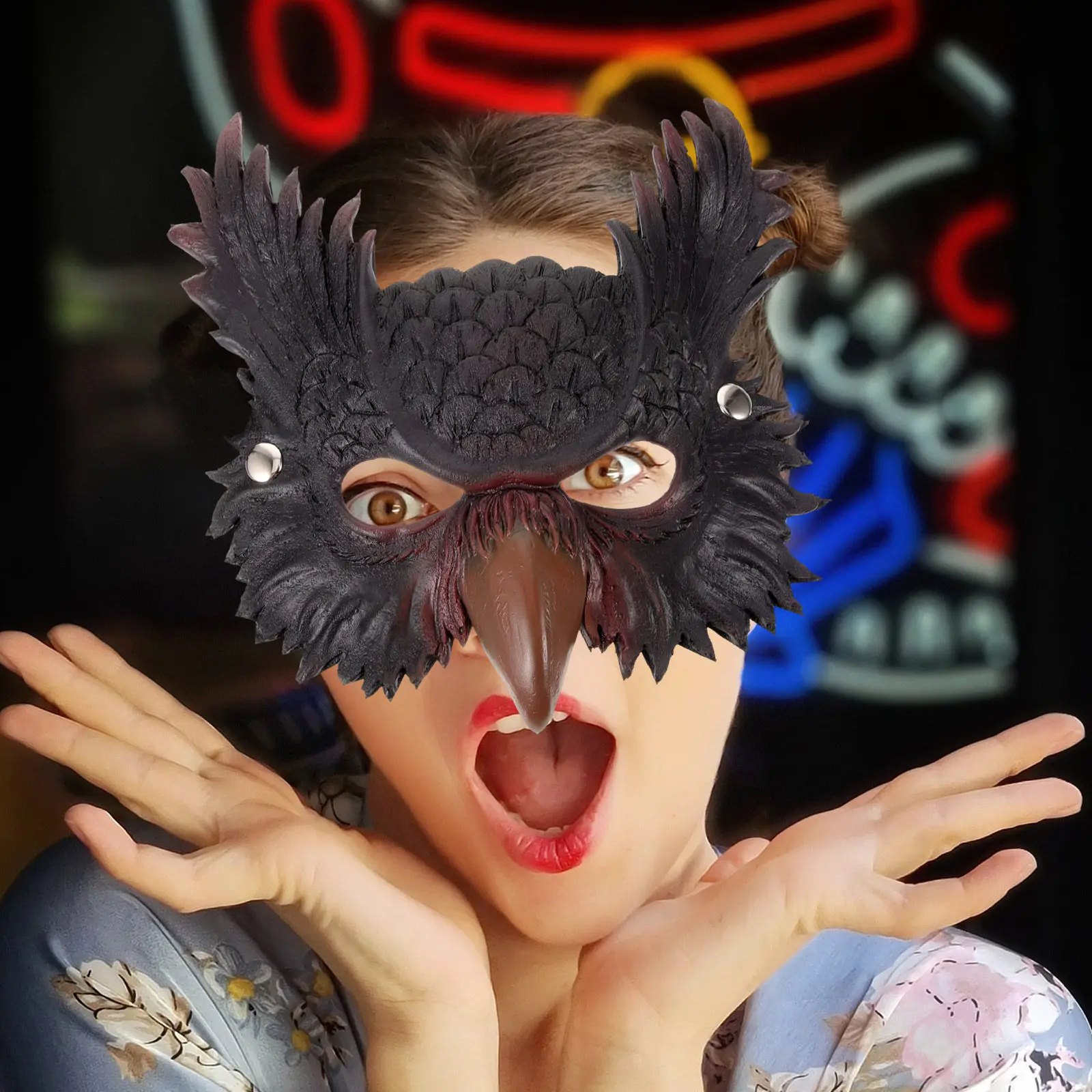 1Set Owl Mask Wing Set Unique Cosplay Costume Lightweight Comfortable Party Dress Up Halloween Supplies Party Favor Costume
1Set Owl Mask Wing Set Unique Cosplay Costume Lightweight Comfortable Party Dress Up Halloween Supplies Party Favor Costume