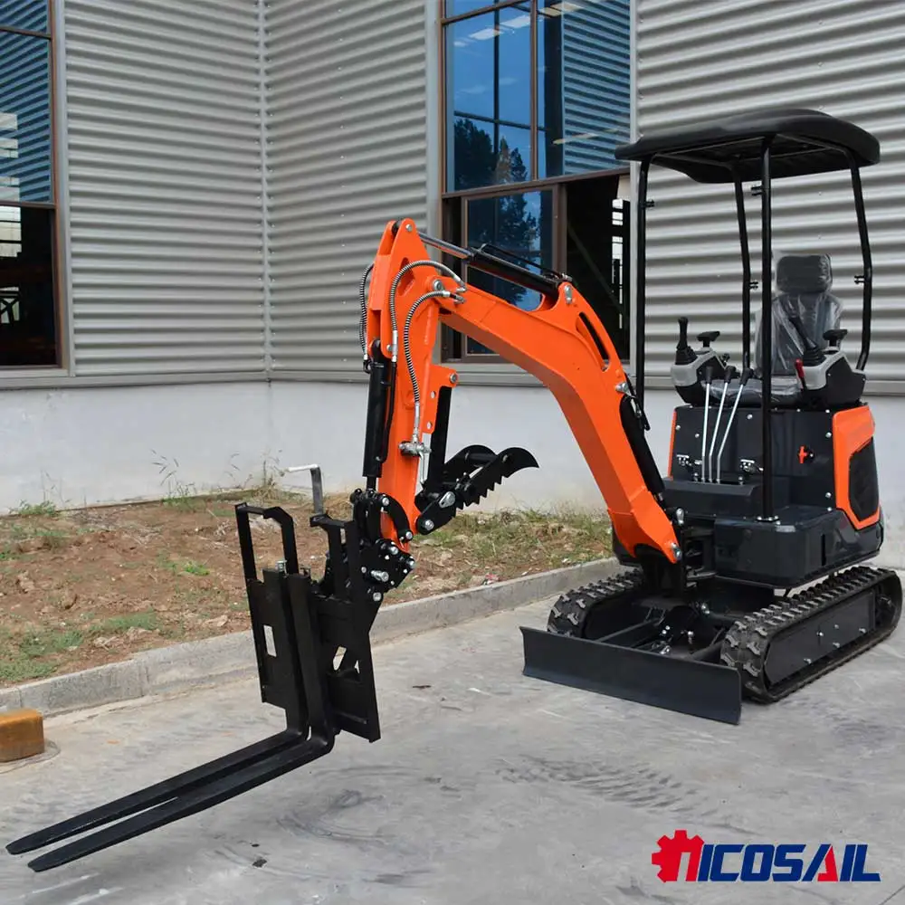 Mini Crawler Excavator with High-Power Hydraulic Pump - Suitable for Irrigation Ditch Digging
Mini Crawler Excavator with High-Power Hydraulic Pump - Suitable for Irrigation Ditch Digging