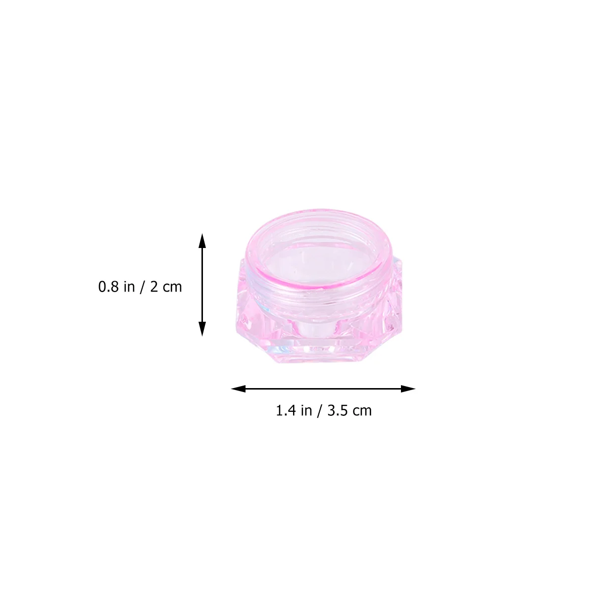 50Pcs Diamond Shape Cream Box 3G Mini Empty Travel Bottle Leakproof Lightweight Plastic Container for Eyeshadow Creams Balms
50Pcs Diamond Shape Cream Box 3G Mini Empty Travel Bottle Leakproof Lightweight Plastic Container for Eyeshadow Creams Balms