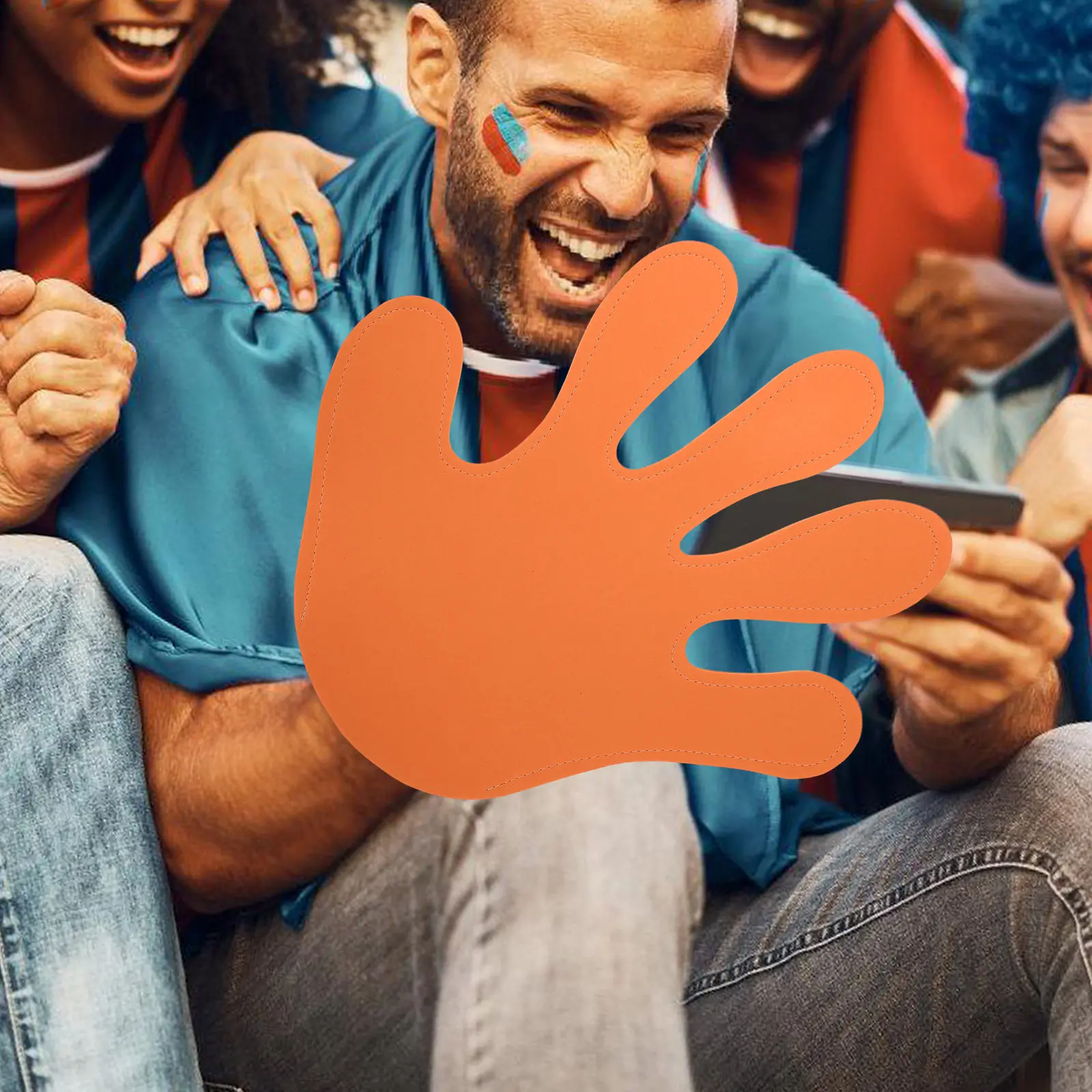 Giant Eva Cheering Hand Prop Oversized Visual Impact Lightweight Portable for Sports Fans Concerts Festivals Bar Parties Cheer
Giant Eva Cheering Hand Prop Oversized Visual Impact Lightweight Portable for Sports Fans Concerts Festivals Bar Parties Cheer
