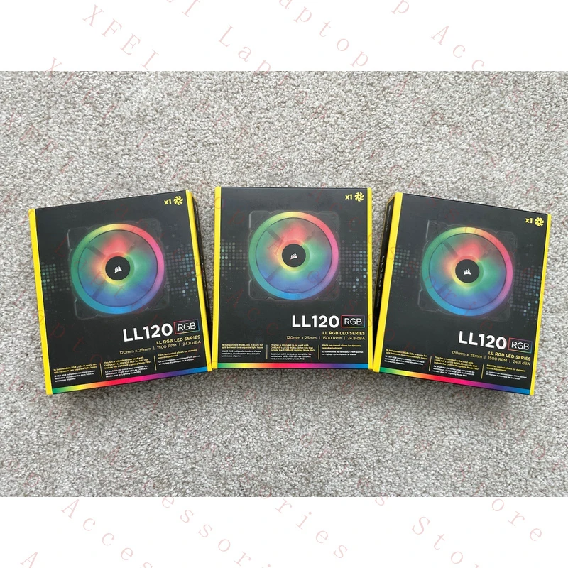 D NEW 1EPC Corsair LL120 RGB, 120mm Dual Light RGB LED PWM Fan, No NODE controller
D NEW 1EPC Corsair LL120 RGB, 120mm Dual Light RGB LED PWM Fan, No NODE controller