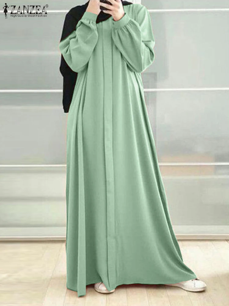 2023 ZANZEA Fashion Autumn Long Sleeve Solid Kaftan Sundress Women Muslim Dress Casual Loose Party Vestido Oversize Robe Femme
2023 ZANZEA Fashion Autumn Long Sleeve Solid Kaftan Sundress Women Muslim Dress Casual Loose Party Vestido Oversize Robe Femme