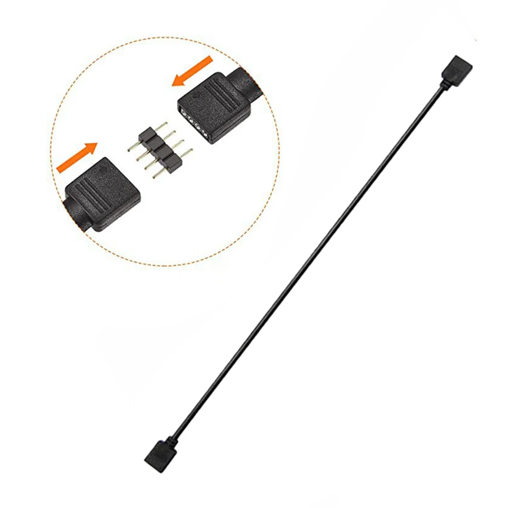 1 To 1 AURA RGB Extension Adapter Cable Computer Accessories 5V 3Pin/12V 4Pin Adapter Cable 30cm Motherboard AURA Cable for ASUS
1 To 1 AURA RGB Extension Adapter Cable Computer Accessories 5V 3Pin/12V 4Pin Adapter Cable 30cm Motherboard AURA Cable for ASUS