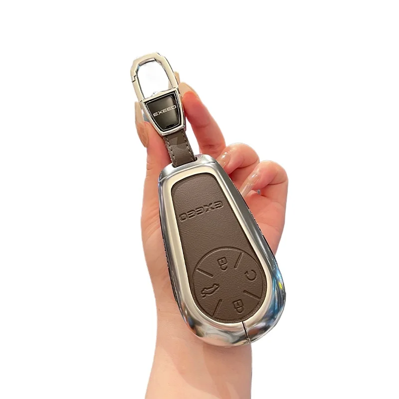 Premium Zinc Alloy Key Cover Case for Exeed Sterra ES/ET (2024-2025) - Protective Key Fob Shell Key Bag Chain
Premium Zinc Alloy Key Cover Case for Exeed Sterra ES/ET (2024-2025) - Protective Key Fob Shell Key Bag Chain