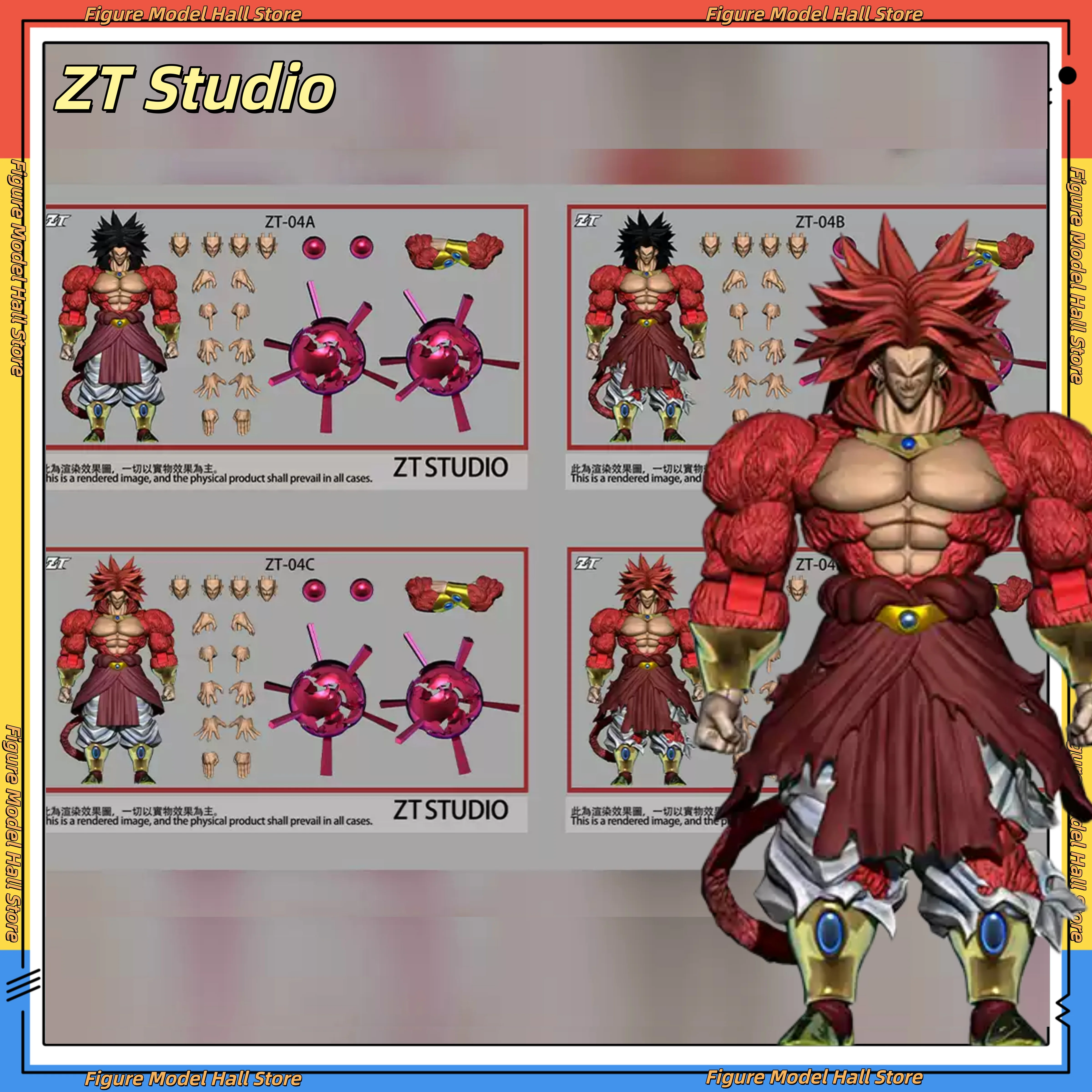 ZT Studio Broly Figure Dragon Ball Super Saiyan 4 Limit Breaker SSJ4 Broly 10 Inches Anime Action Figure Figurine Model Toy Gift
ZT Studio Broly Figure Dragon Ball Super Saiyan 4 Limit Breaker SSJ4 Broly 10 Inches Anime Action Figure Figurine Model Toy Gift